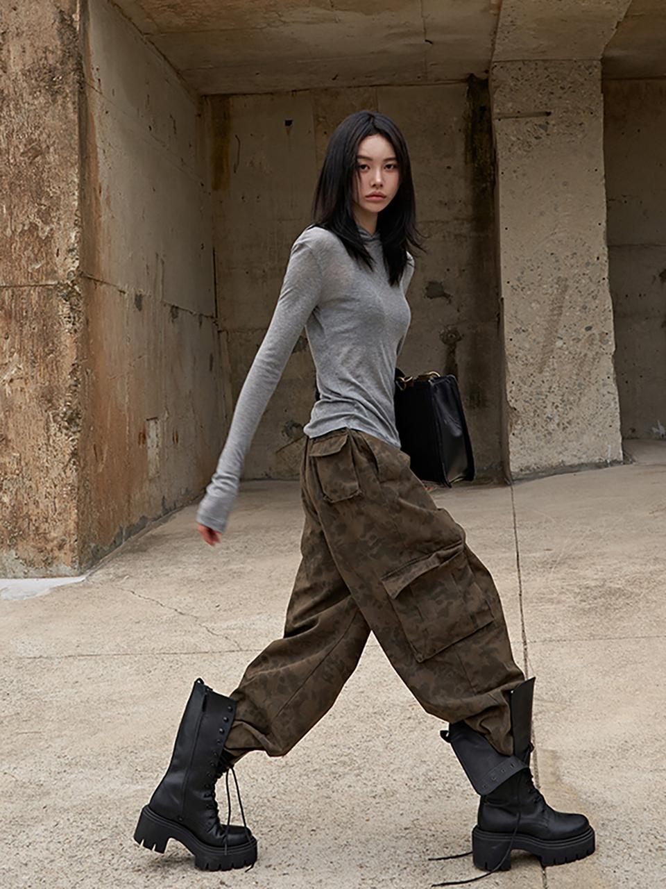 Military cargo pants - LANGER - Modalova