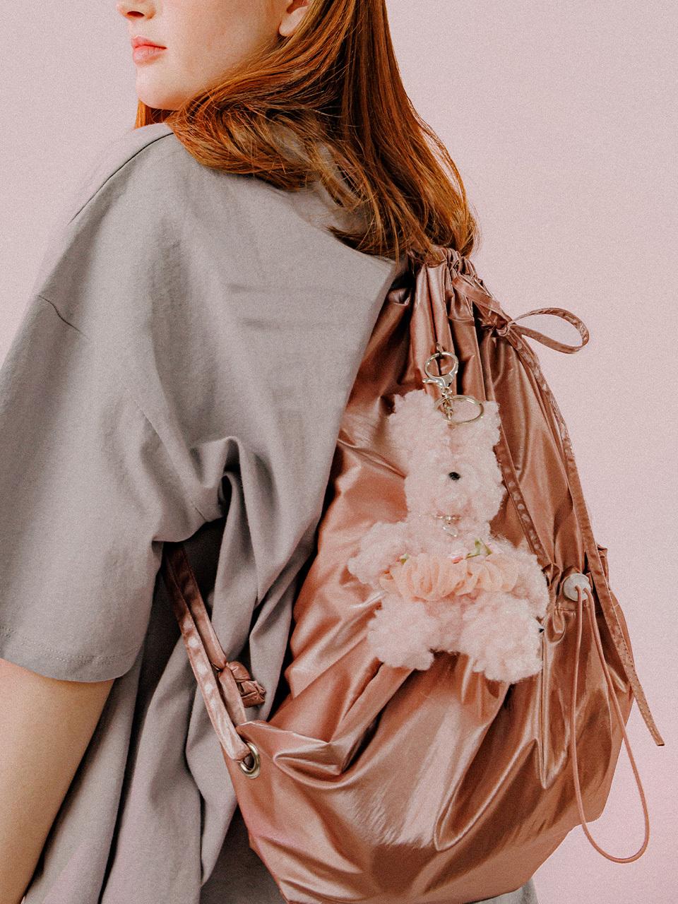 Metallic String Adjustable Backpack [] - mellotory - Modalova